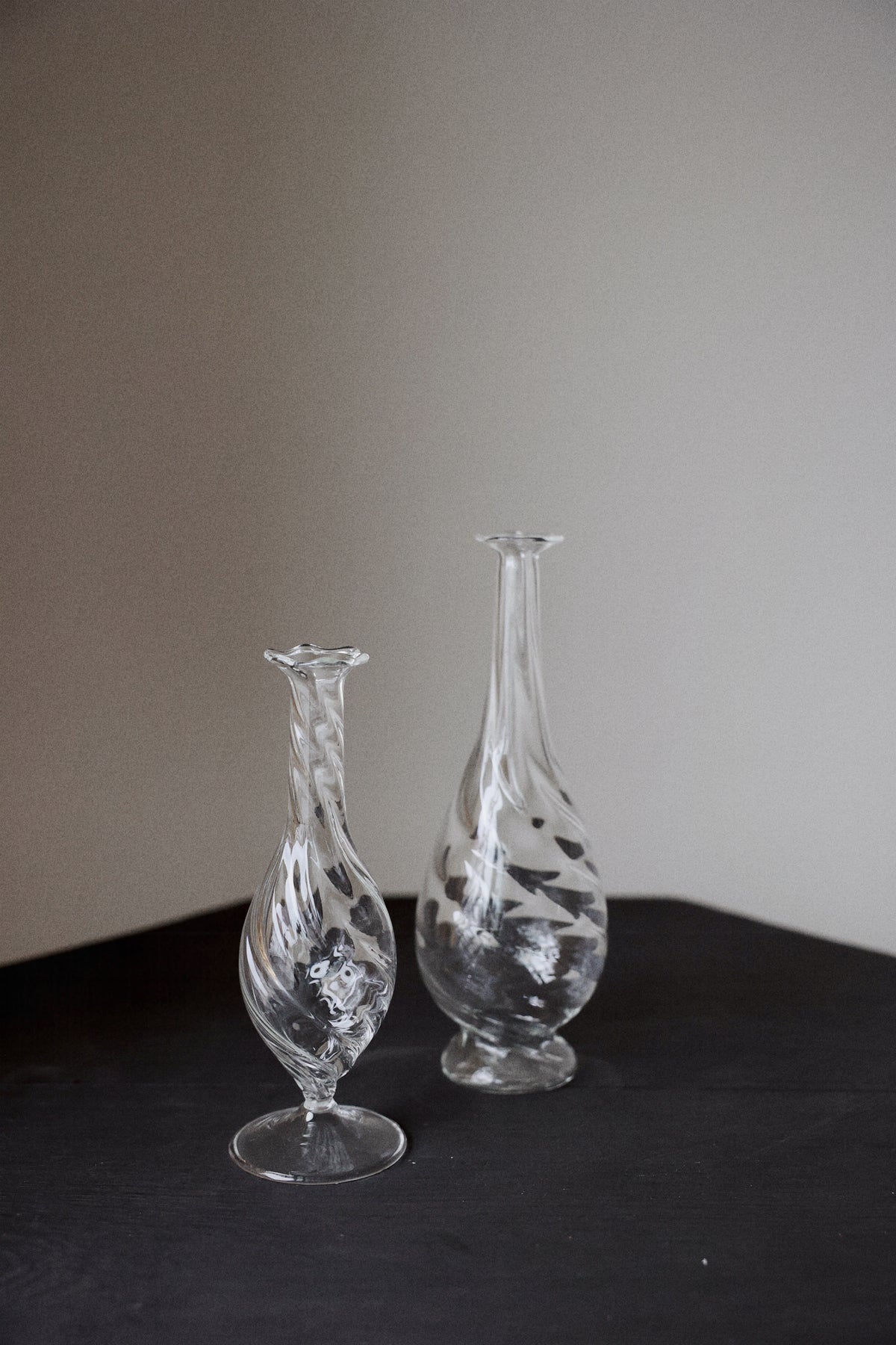 Glassvase, liten
